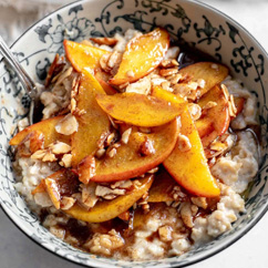 Peaches and oats