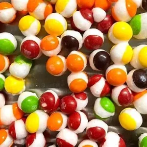 Freeze dried skittles (original flavor)