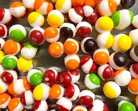 Freeze dried skittles (original flavor)